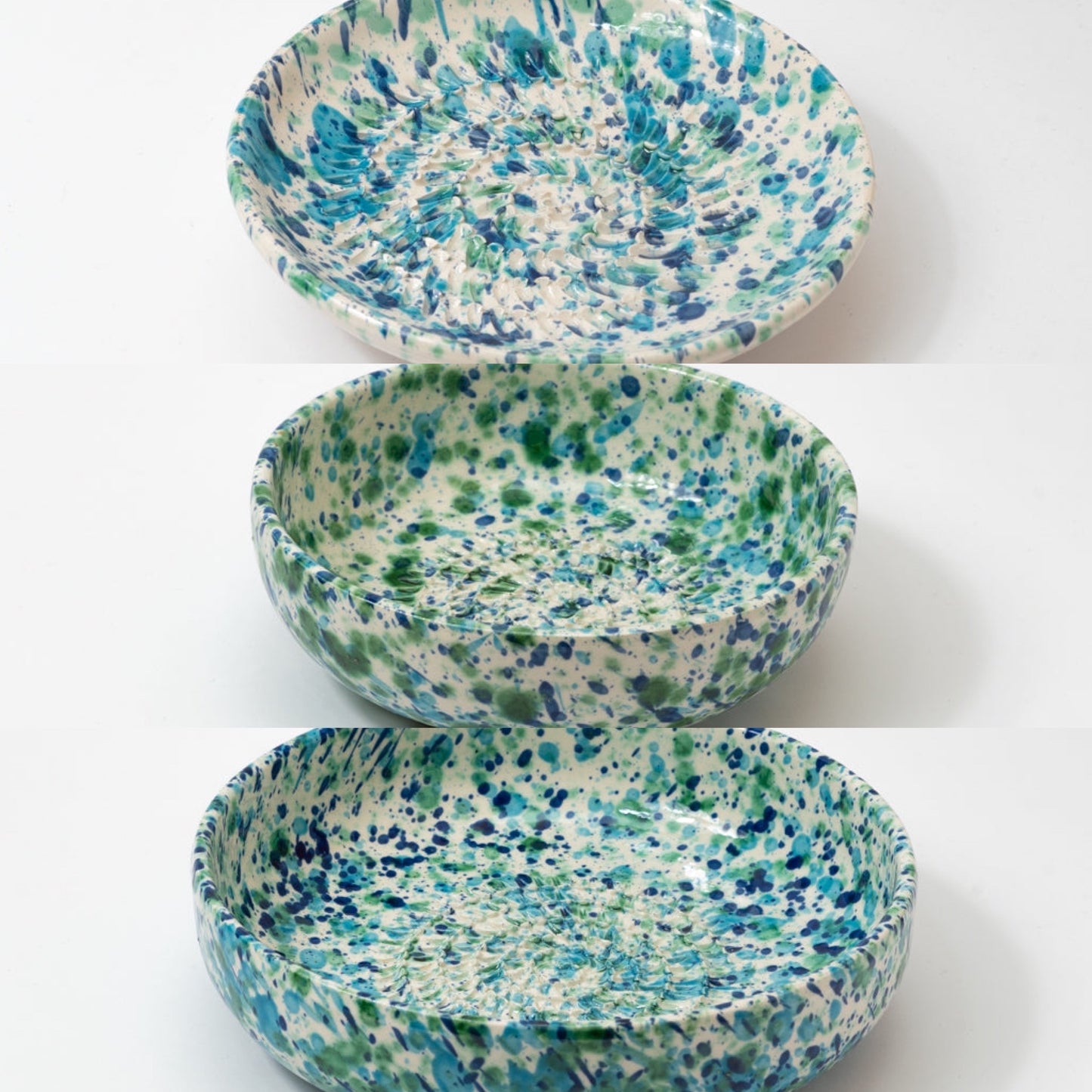Laguna Ceramic Garlic Grater Plate and Bowls 3 sizes