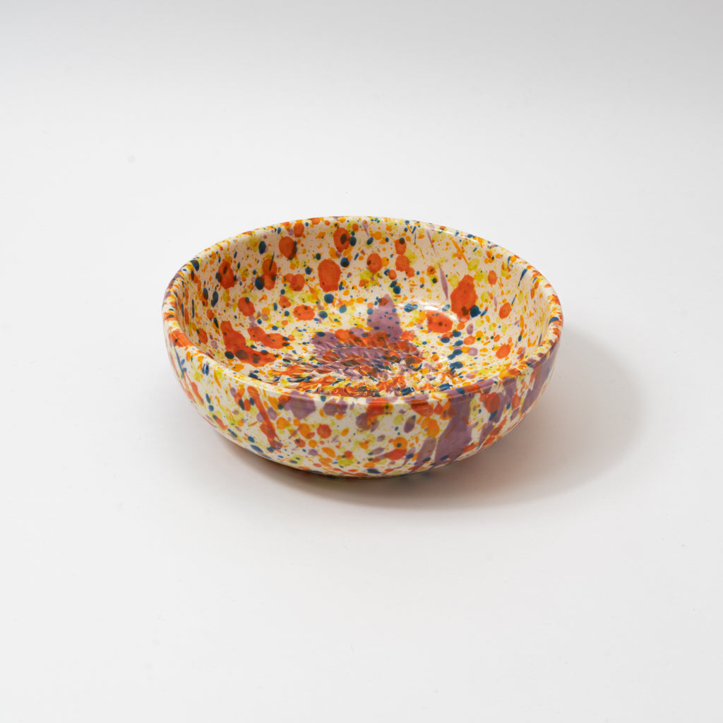 Confetti Ceramic Garlic Grater Plate and Bowls 3 sizes