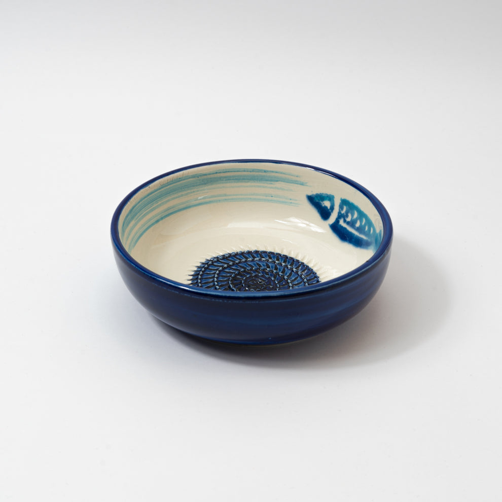 Sardina Ceramic Garlic Grater Plate and Bowls 3 sizes