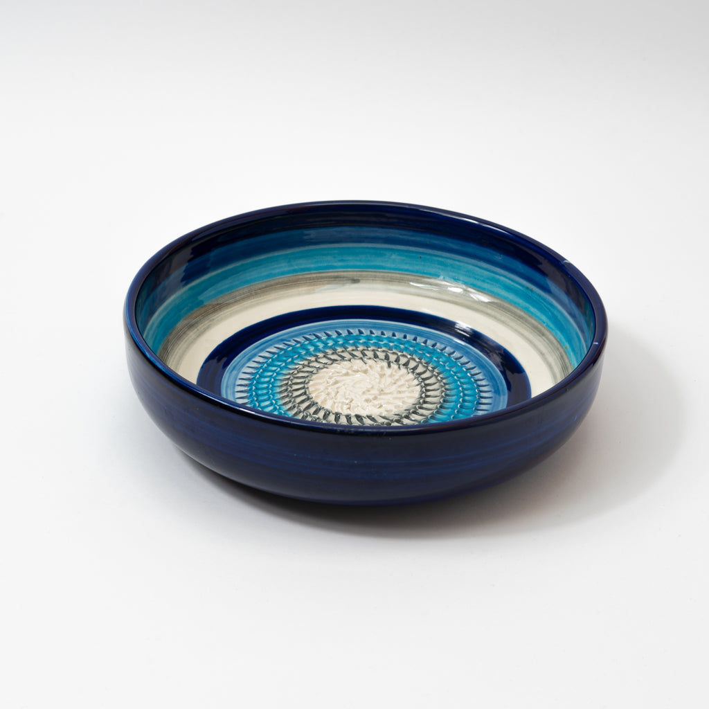 Azul Ceramic Garlic Grater Plate and Bowls 3 sizes
