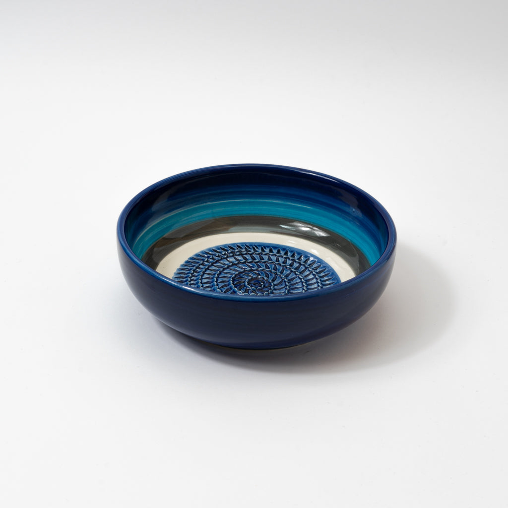 Azul Ceramic Garlic Grater Plate and Bowls 3 sizes