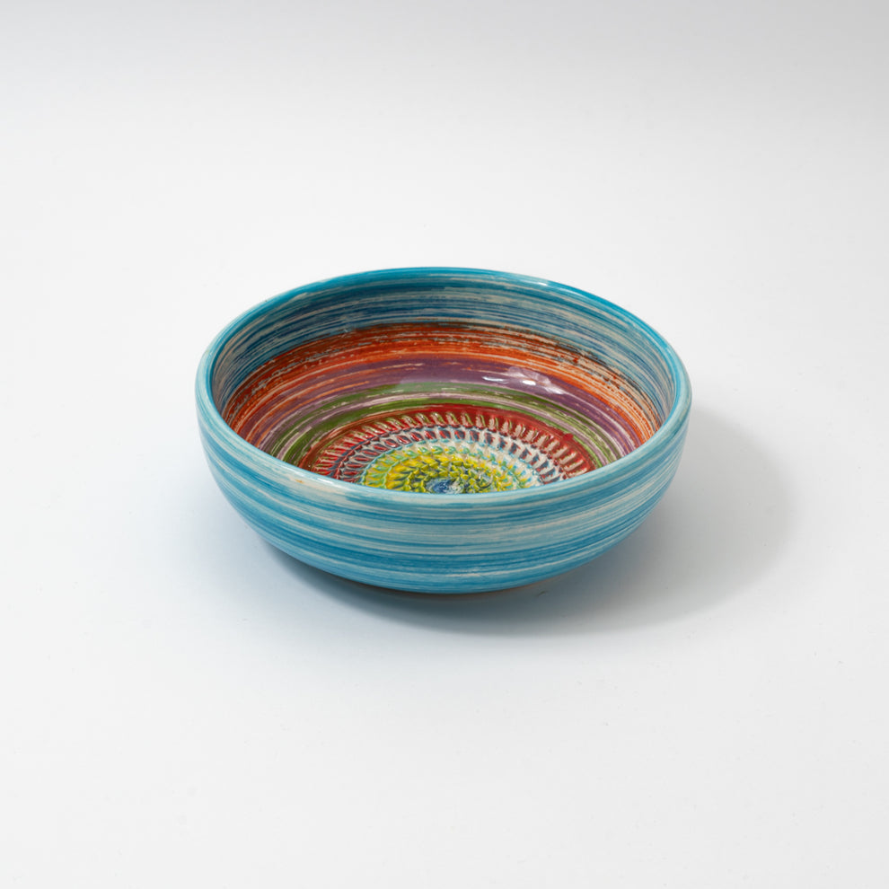 Sunset Ceramic Garlic Grater Plate and Bowls 3 sizes