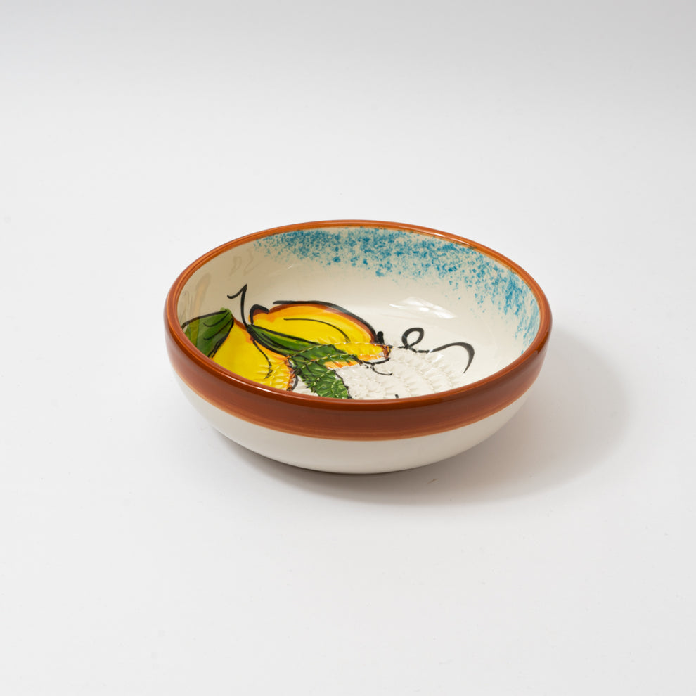 Citrus Ceramic Garlic Grater Plate and Bowls 3 sizes