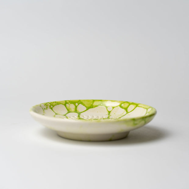 Lily Pad Ceramic Garlic Grater Plate and Bowls 3 sizes